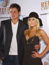 <p>Jessica Simpson and Nick Lachey <a href="http://www.eonline.com/news/866236/why-jessica-simpson-and-nick-lachey-ever-married-each-other-in-the-first-place-and-then-did-a-reality-show" rel="nofollow noopener" target="_blank" data-ylk="slk:tied the knot;elm:context_link;itc:0;sec:content-canvas" class="link ">tied the knot</a> on October 26, 2002, which spawned the reality show <em>Newlyweds: Nick and Jessica</em>. The show became a pop culture phenomenon, but the pair split in 2006. </p>