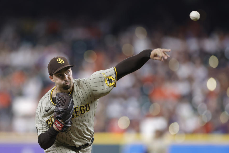 Blake Snell of the Padres is the betting favorite in the NL Cy Young race. (Photo by Carmen Mandato/Getty Images)