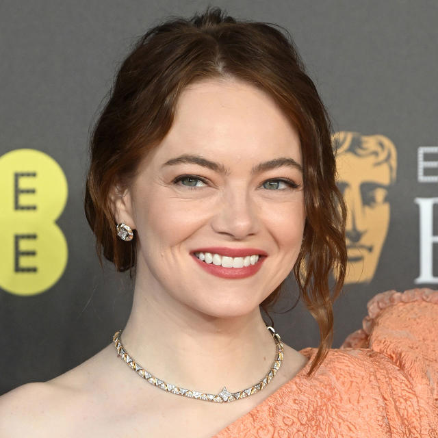 Emma Stone Talks 'Poor Things' 'Punch That Baby' Line at BAFTAs