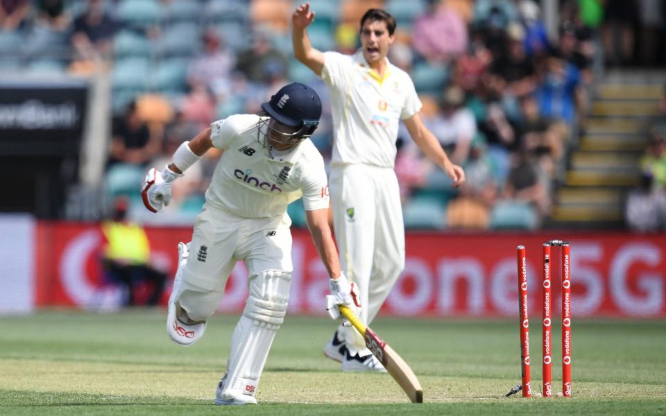 Rory Burns is run out by Marnus Labuschagne - SHUTTERSTOCK