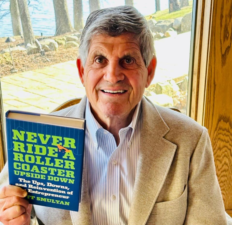 Jeff Smulyan's book "Never Ride a Rollercoaster Upside Down," goes on sale Dec. 6, 2022.