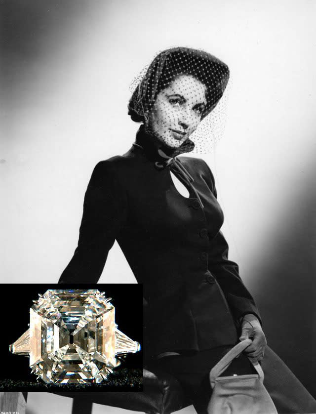 <br>Elizabeth Taylor has so far trumped every other engagement ring in existance: boasting 33 carats it was worth $8.8 million.