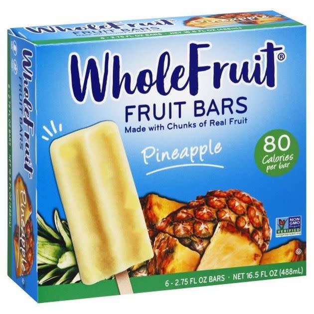 Whole Fruit Strawberry Fruit Bars, 2.75 fl oz, 6 count