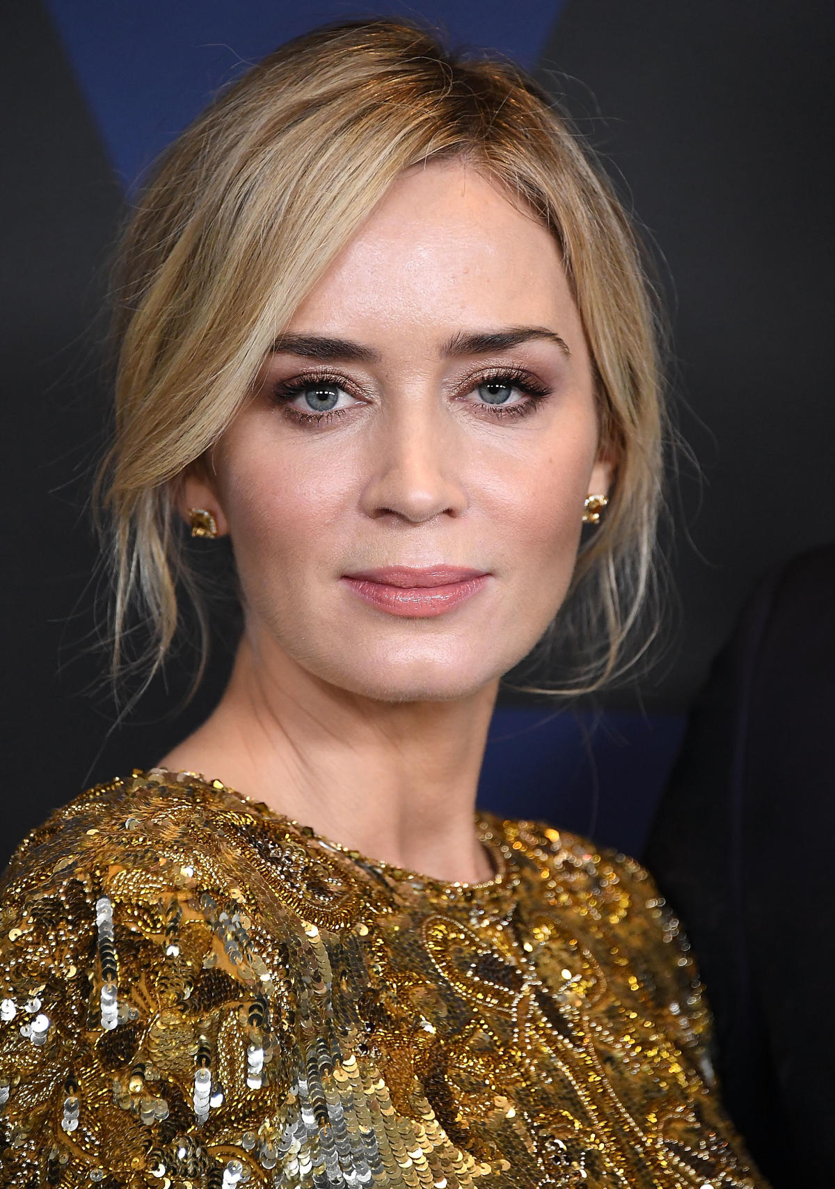 Emily Blunt Wore a Bedazzled Crop Top to an Awards Gala