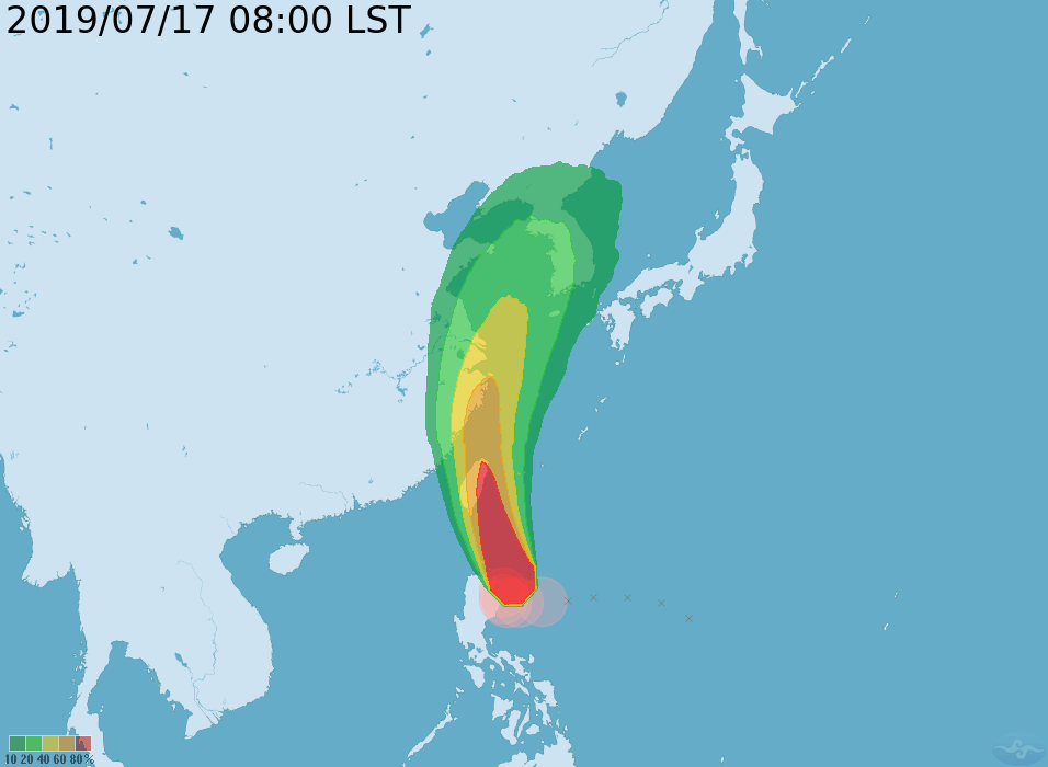 擷取自中央氣象局網站。