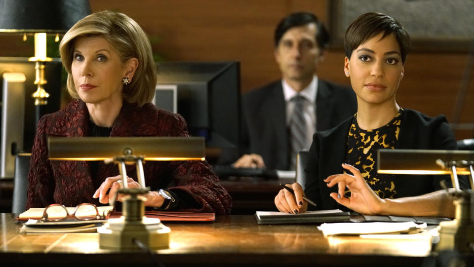 (l-r) Christine Baranski as Diane Lockhart, Cush Jumbo as Lucca Quin | Patrick Harbron—CBS All Access