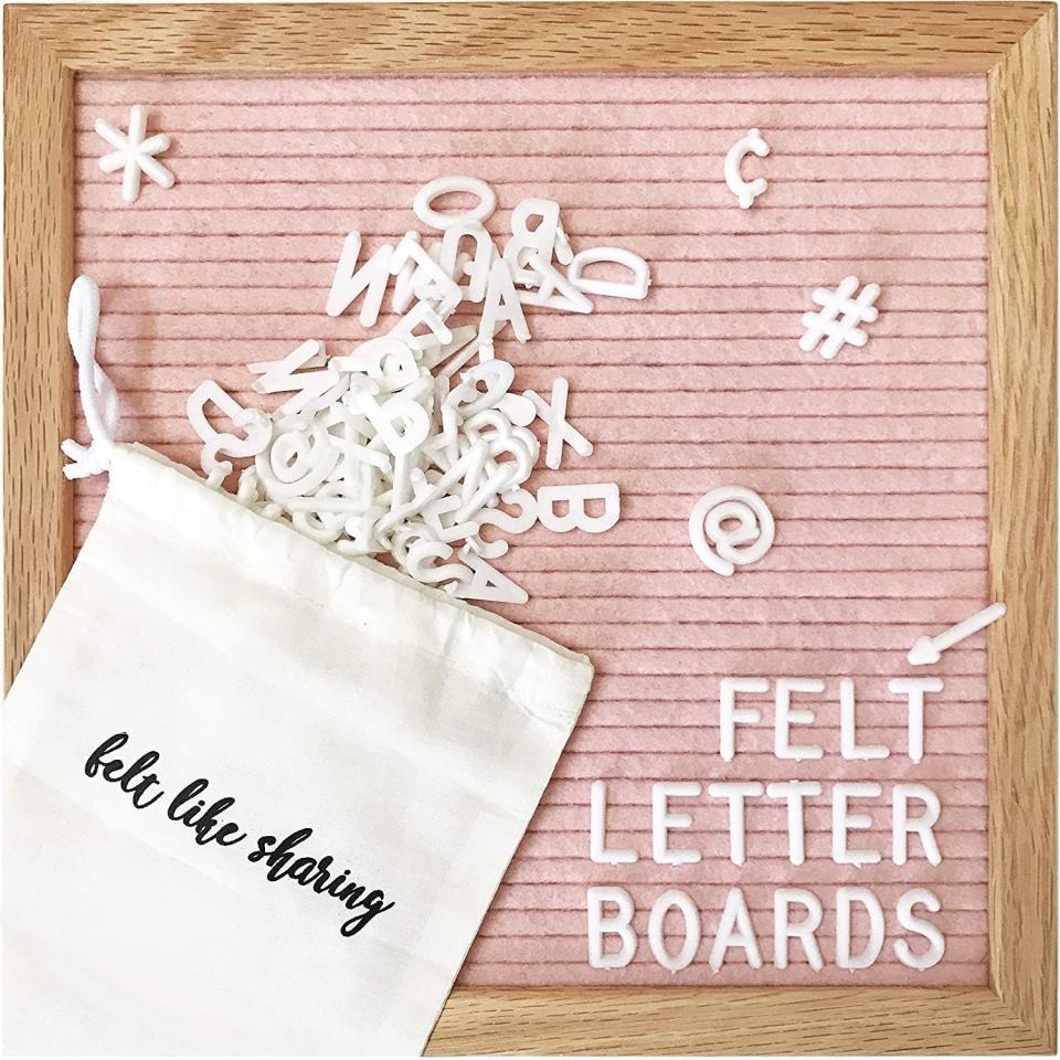 24) Changeable Felt Letter Board