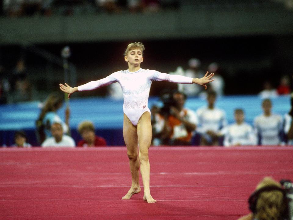 Shannon Miller at the Olympics in 1992