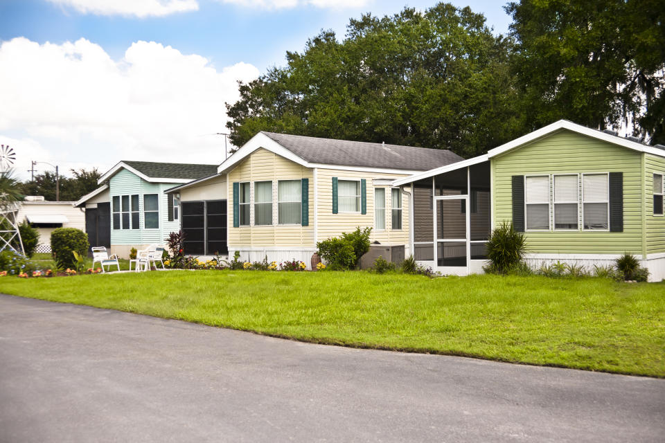 Manufactured homes. (Getty Creative)