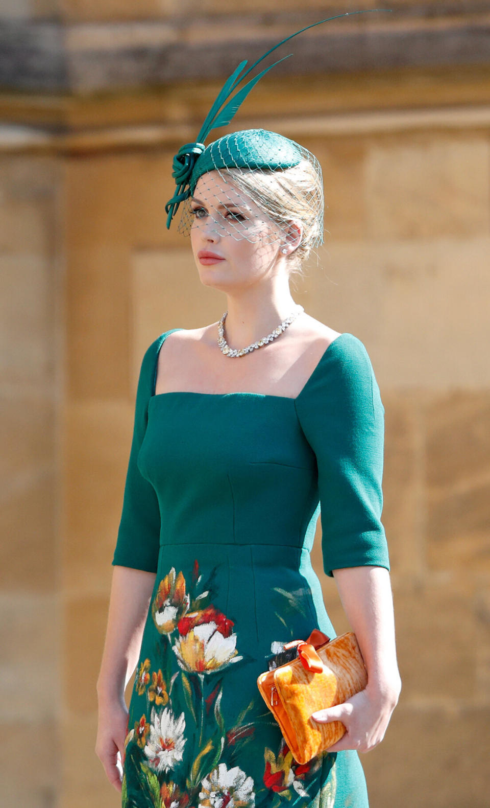 Lady Kitty Spencer attended the wedding of her cousin Prince Harry and Meghan Markle