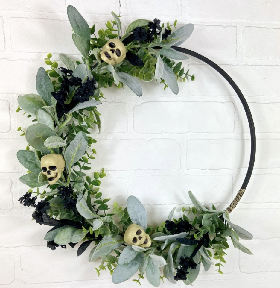 Modern Skull Wreath