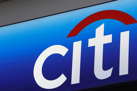 FILE PHOTO: A Citibank sign on a bank branch in midtown Manhattan, New York, November 17, 2010. REUTERS/Mike Segar/File Photo