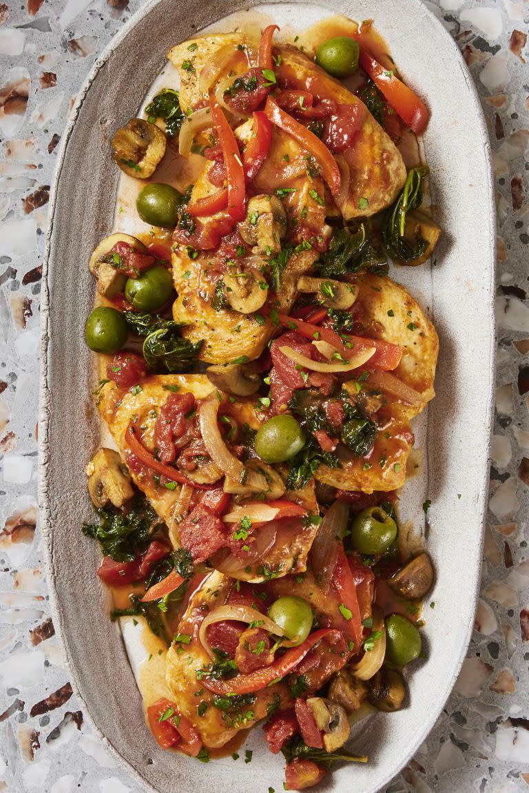 Light Chicken Cacciatore