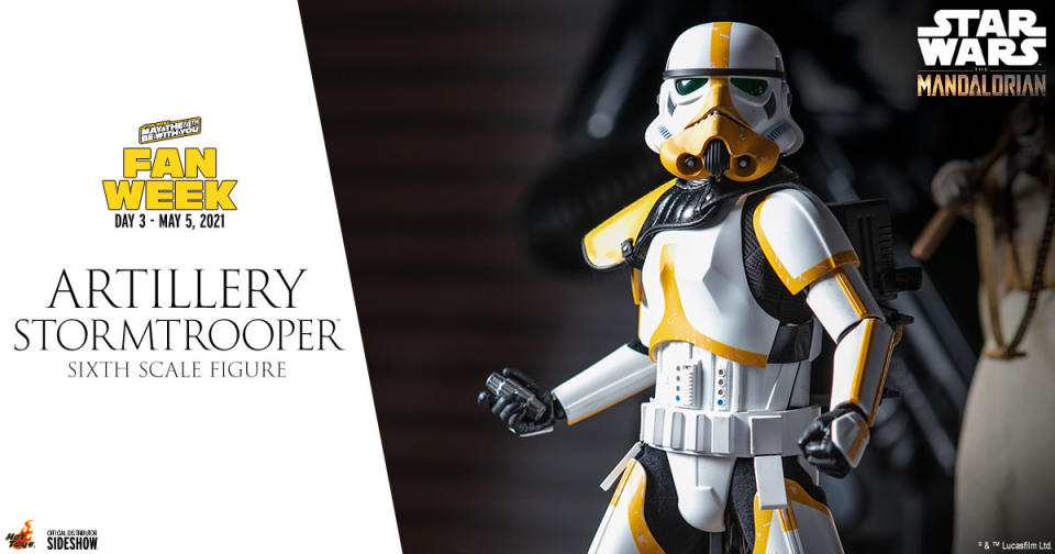 The Artillery Trooper figure is another new iteration of Stromtrooper seen on The Mandalorian.