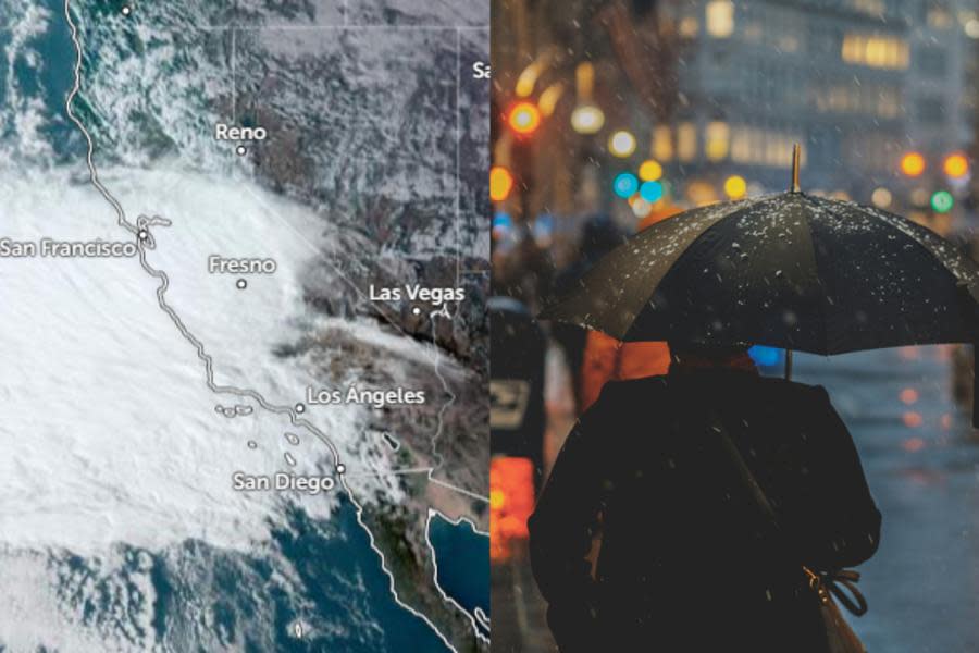 Amenaza “Pineapple Express” con inundaciones y lluvias torrenciales en California