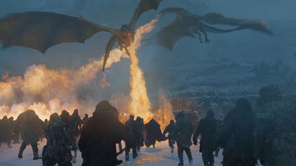 All men must die. And, apparently, a fair amount of dragons too. - HBO