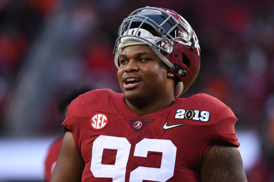 Quinnen Williams had 70 tackles in 2018. (Getty Images)