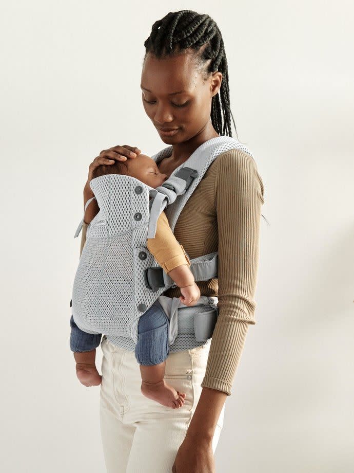 <p><strong>$350.00</strong></p><p><a href="https://www.babybjorn.com.au/baby-carriers/baby-carrier-harmony/" rel="nofollow noopener" target="_blank" data-ylk="slk:Shop Now;elm:context_link;itc:0;sec:content-canvas" class="link ">Shop Now</a></p><p>While our little one is a bit fussy when it comes to a carrier, the new Baby Bjorn Harmony is beloved by many for good reason. It adapts from newborns up to one year olds, their handy tutorials make it super simple to use, and it’s convenient to throw into your nappy bag.</p>