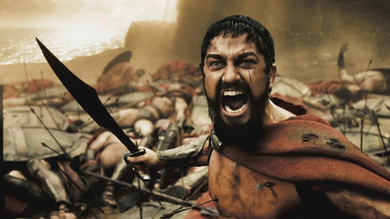  Gerard Butler in 300. 