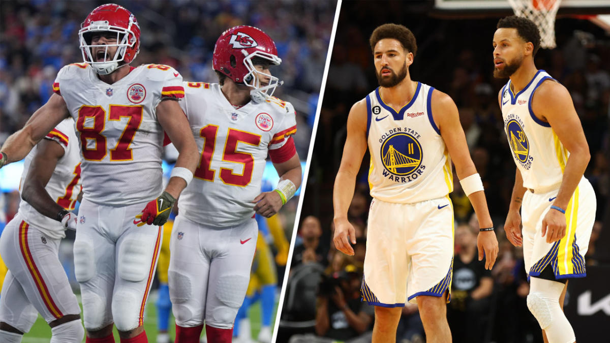 Patrick Mahomes, Travis Kelce win celebrity golf match against Steph Curry,  Klay Thompson - NBC Sports