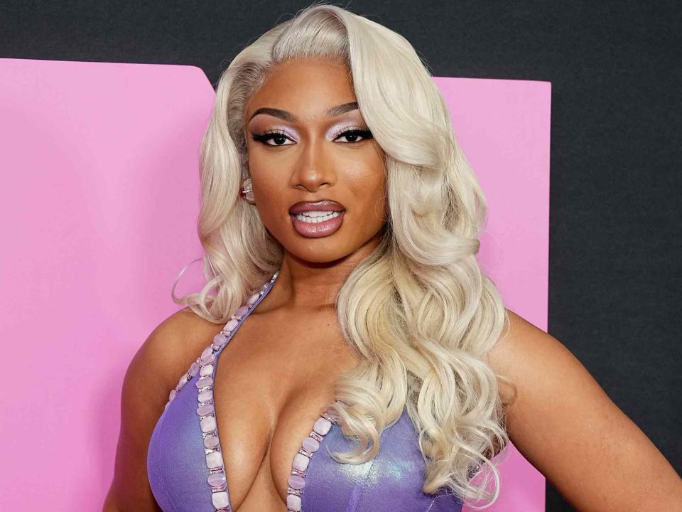 <p>John Nacion/Getty </p> Megan Thee Stallion attends the Global Premiere of "Mean Girls" on January 08, 2024, in New York, New York.