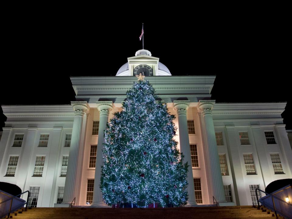 alabama christmas tree