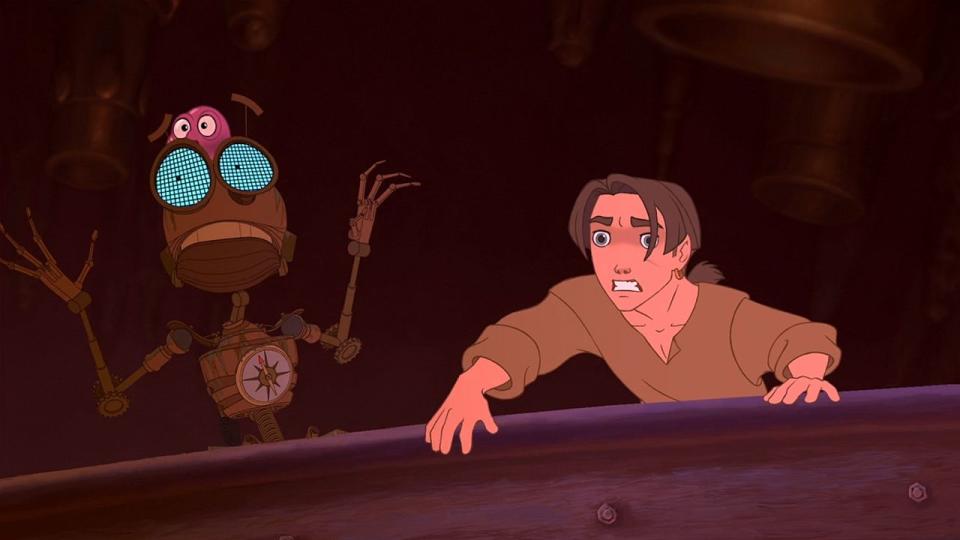 Ben and Jim in Treasure Planet