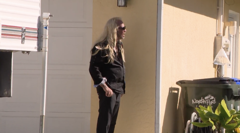 Dog the Bounty Hunter seen at the Laundrie home. Source: WFLA