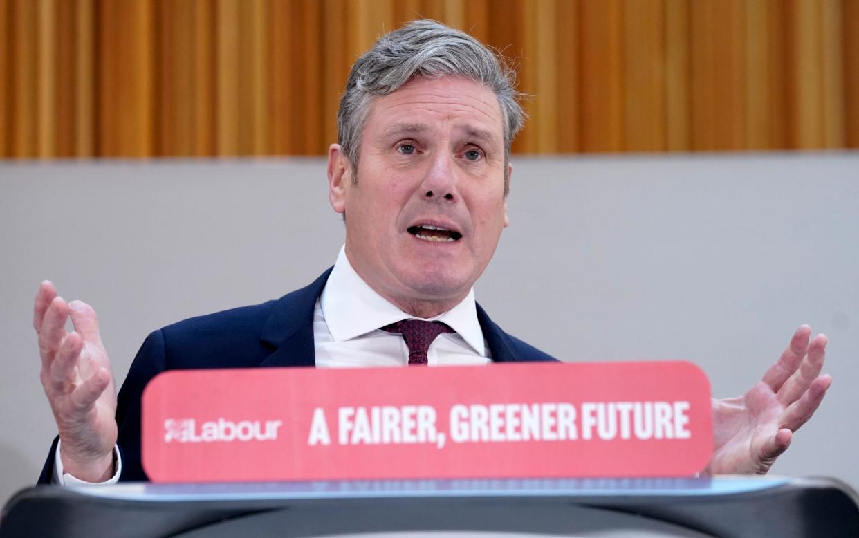 Sir Keir Starmer came under fire in a row over his party's policy to end tax breaks - PA/Danny Lawson