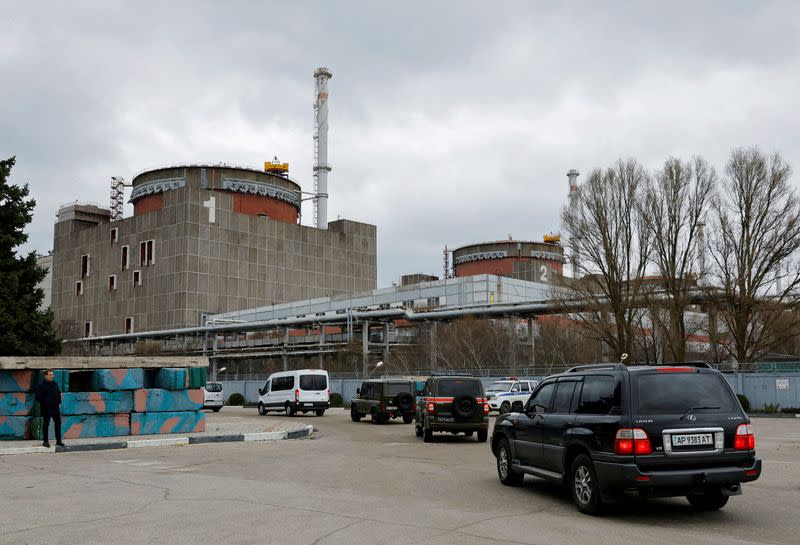 FILE PHOTO: IAEA expert mission visits Zaporizhzhia Nuclear Power Plant