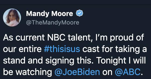 Mandy Moore Twitter