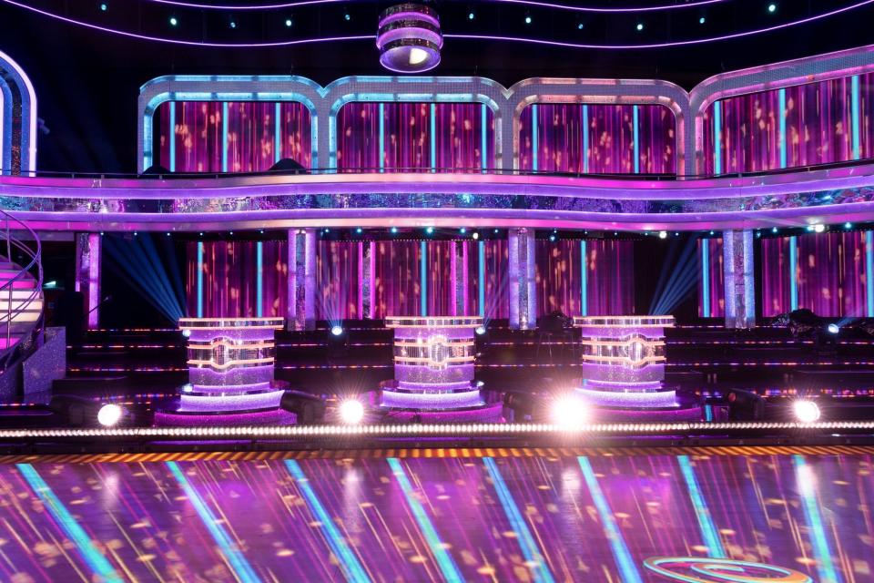 The judges will sit apart on sparkling podiums (PA)