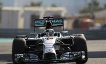 Mercedes Formula One driver Lewis Hamilton of Britain drives during the first practice session of the Abu Dhabi F1 Grand Prix at the Yas Marina circuit in Abu Dhabi November 21, 2014. REUTERS/Caren Firouz