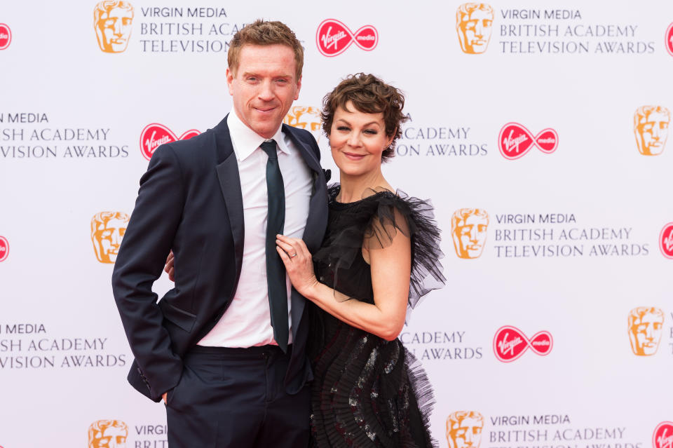 Damian Lewis and Helen McCrory attend the Virgin Media British Academy Television Awards ceremony at the Royal Festival Hall on 12 May, 2019 in London, England. (Photo by WIktor Szymanowicz/NurPhoto via Getty Images)