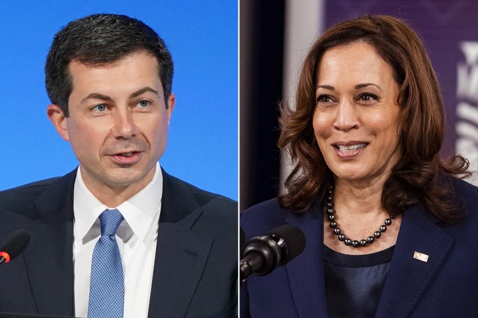 PETE BUTTIGIEG AND KAMALA HARRIS