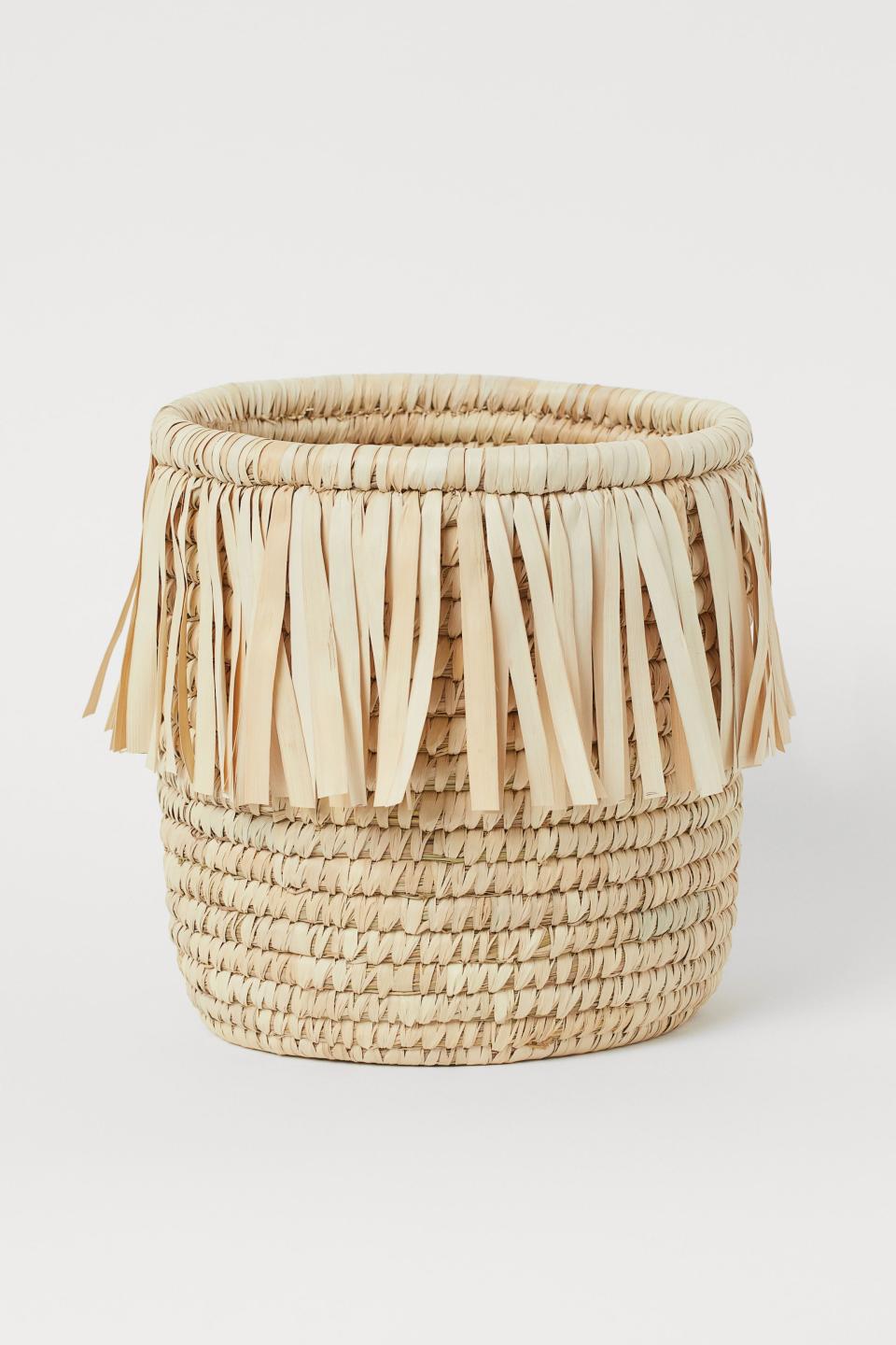 1) Fringed Basket