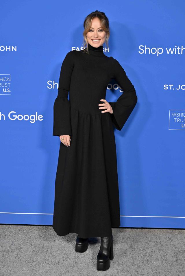 Olivia Wilde's Version of an LBD Included a Turtleneck and Bell