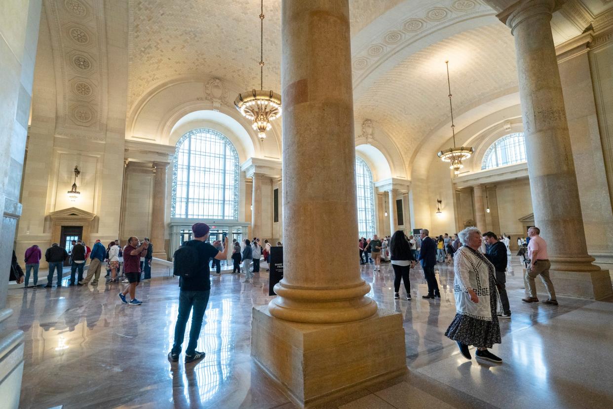 On Friday, June 7, 2024, members of the public and media will be given tours of Michigan Central Station in Detroit's Corktown neighborhood.