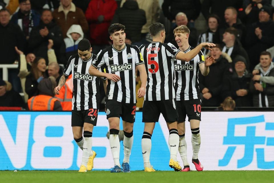 Newcastle host Manchester United  (Getty Images)