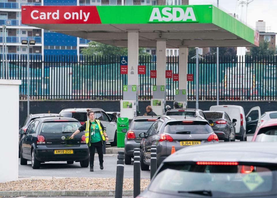 One of Asda’s petrol station sites  (PA)