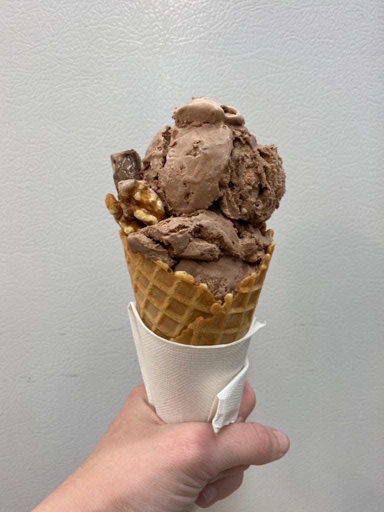 German Chocolate Cake ice cream at Deltona Ice Cream, 2801 Elkcam Blvd.