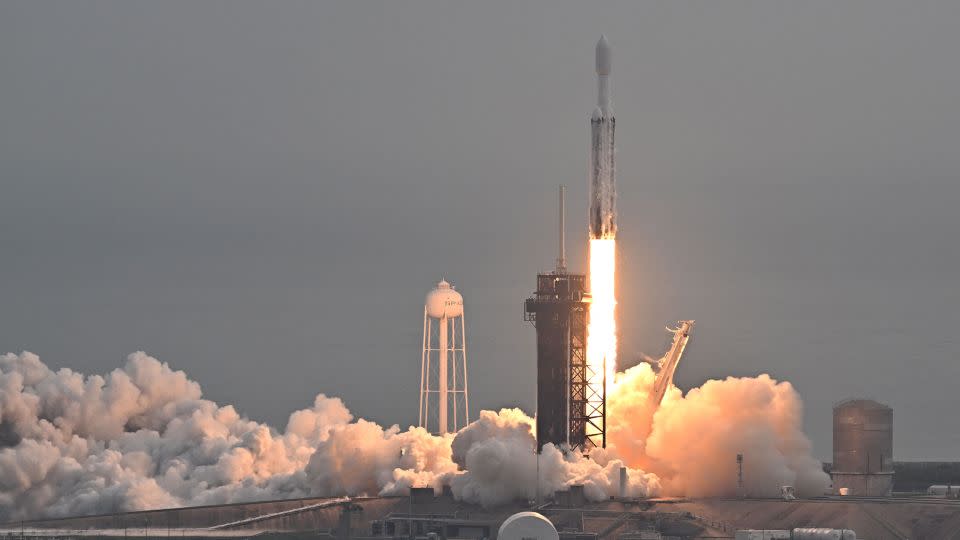 The Psyche mission lifted off Friday morning. - Chandan Khanna/AFP/Getty Images