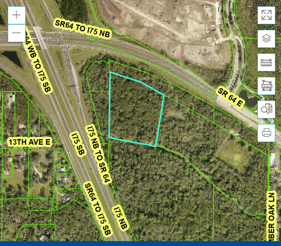 This 11-acre parcel is one of eight, totaling 325 acres, included in the Musgrave West project at the southeast corner of State Road 64 and Interstate 75 in Manatee County. Planned there are 1,370 residential units, including affordable housing and commercial development.