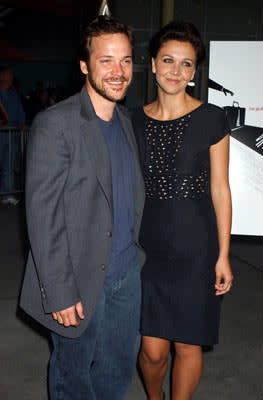 Peter Sarsgaard and Maggie Gyllenhaal at the Hollywood premiere of Warner Independent Pictures' Criminal