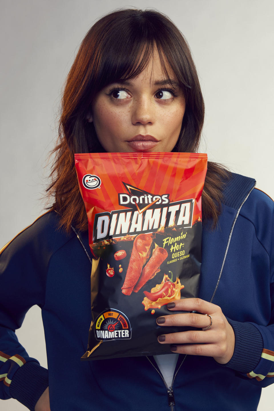 Jenna Ortega credits her love of spicy food to her sixth grade art teacher (Courtesy Doritos)