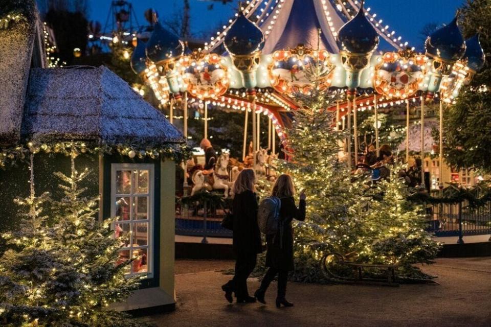 Feel like a kid again at this Christmas market at Tivoli Gardens theme park