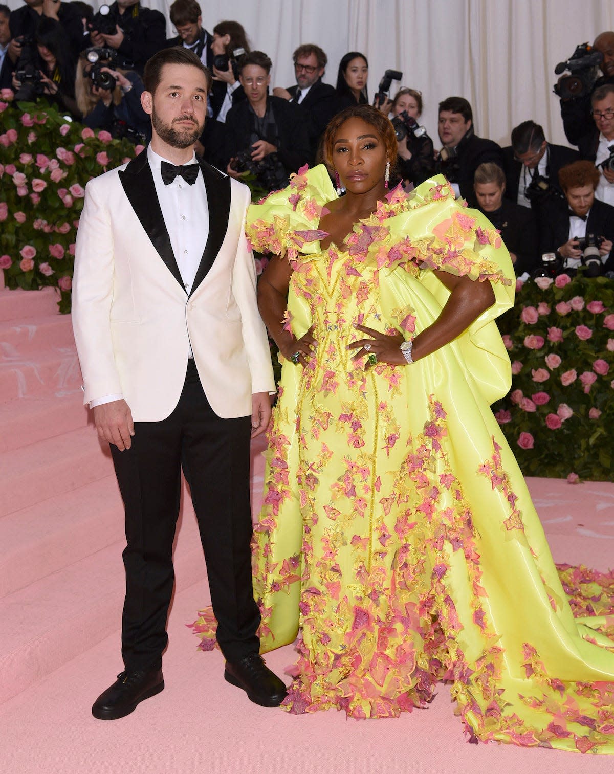 Serena Williams and Alexis Ohanian