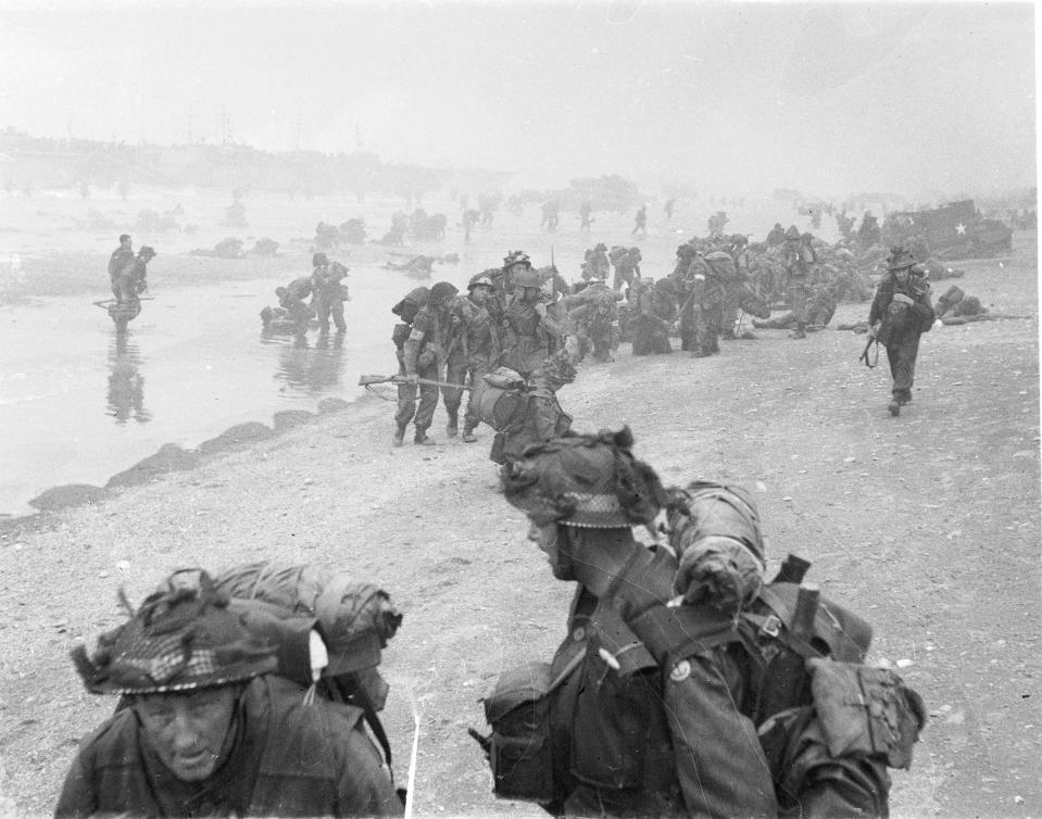 Jimmy Mapham’s shot of the D-Day landings - James Mapham/AFPU