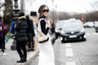 <p>The Gabrielle Backpack as seen on Chriselle Lim.<br> (Photo: Jeff Thibodeau) </p>