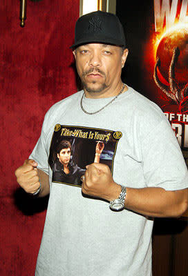 Ice-T at the New York premiere of Paramount Pictures' War of the Worlds